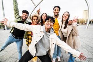 Job Opportunities for Expats : Happy expat people